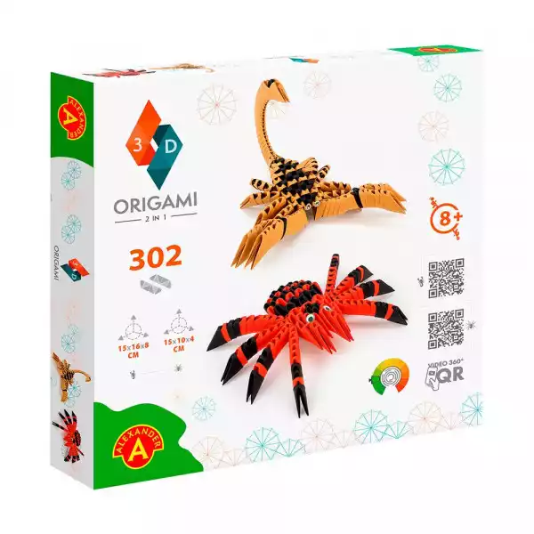 Alexander Origami 3D - 2 W1 Pajak, Skorpion