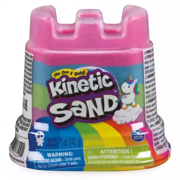 Spin Master Piasek Kinetyczny Kinetic Sand Mini Tęczowy Zamek