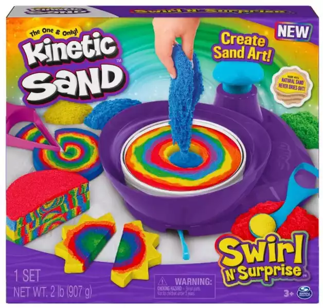 Spin Master Piasek Kinetyczny Kinetic Sand - Zakręcone Kolory