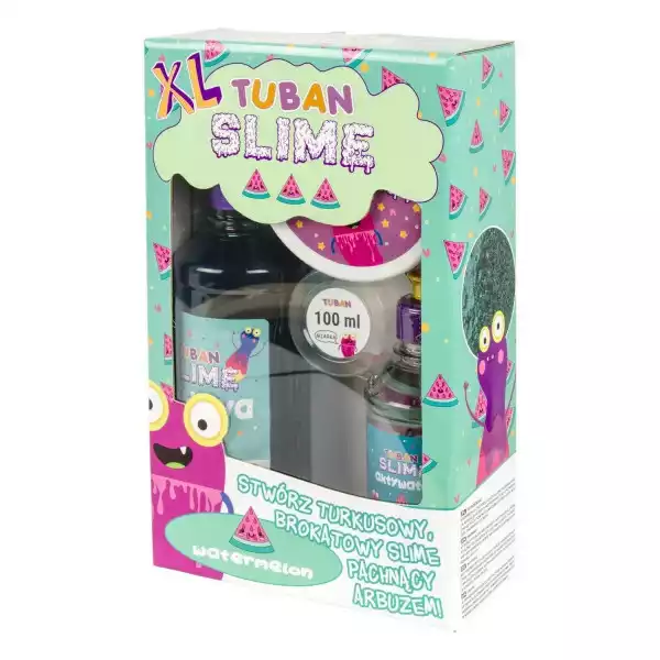 Tuban Masa Plastyczna Zestaw Super Slime - Arbuz Xl