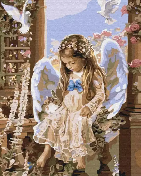 Symag Obraz Malowanie Po Numerach - Mały Aniołek
