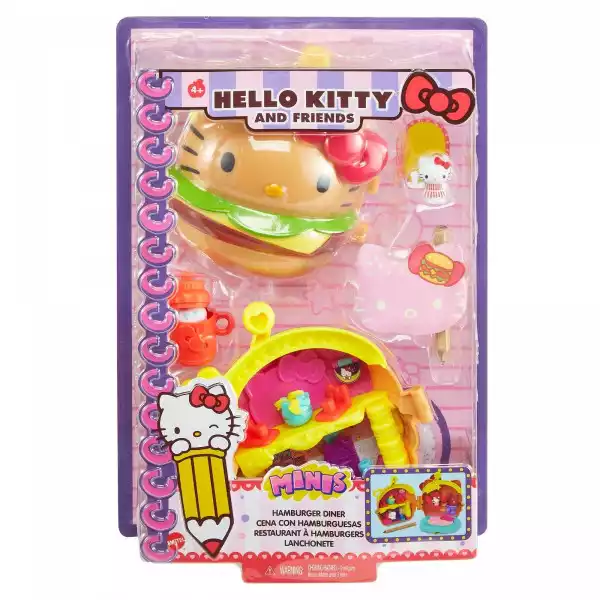 Mattel Zestaw Figurek Hello Kitty Zestaw Miniprzygoda Gvb28