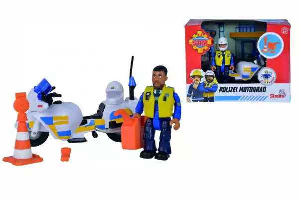Simba Pojazd Strażak Sam Motor Policyjny Z Figurką