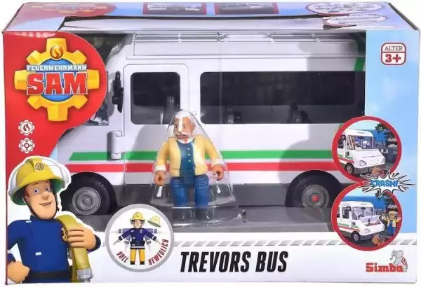 Simba Pojazd Autobus Trevora Z Figurką Strażak Sam