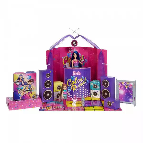 Mattel Lalka Barbie Color Reveal Impreza Duży Zestaw