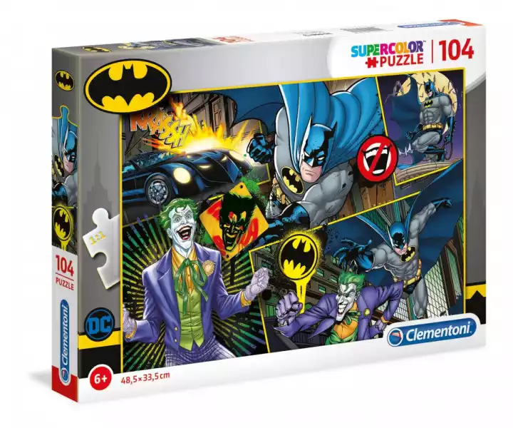 Clementoni Puzzle 104 Elementy Batman
