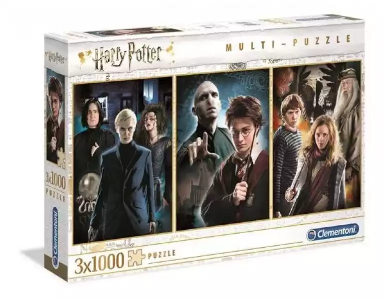 Clementoni Puzzle 3X1000 Elementów Harry Potter