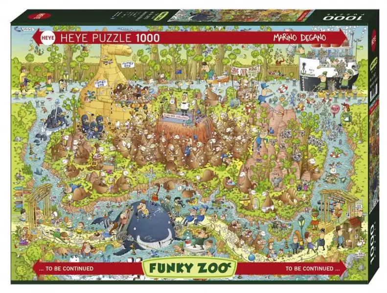 Heye Puzzle 1000 Elementów - Funky Zoo, Australia