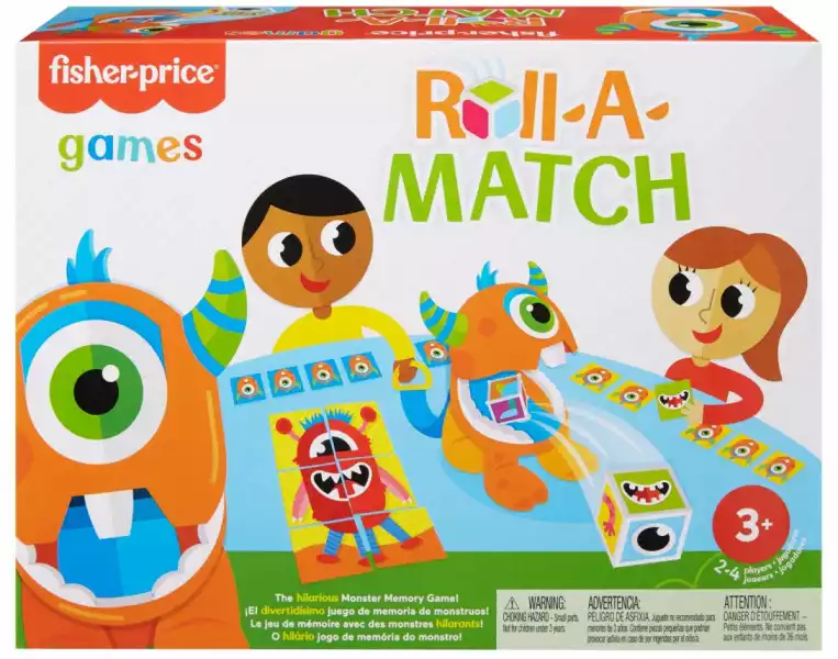 Mattel Gra Dla Dzieci Potworkowe Memory