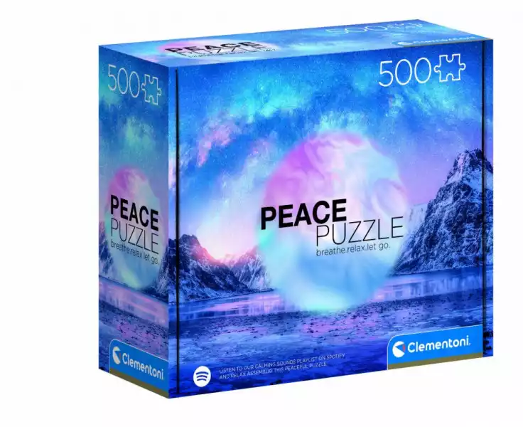 Clementoni Puzzle 500 Elementów Peace Collection Light Blue