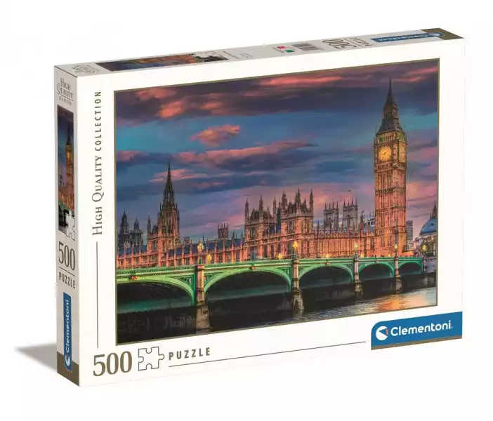 Clementoni Puzzle 500 Elementów High Quality, Parlament Londyński