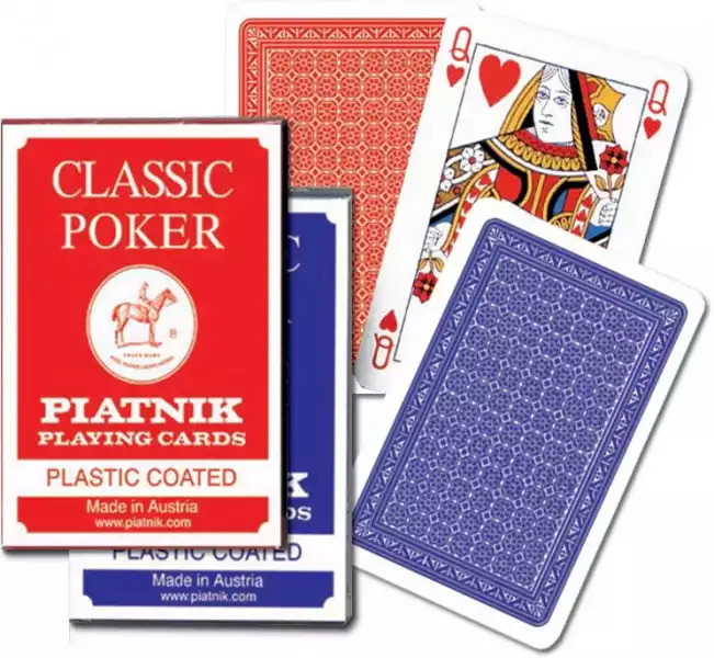 Piatnik Karty Classic Poker Ekstra Talia 55 Kart