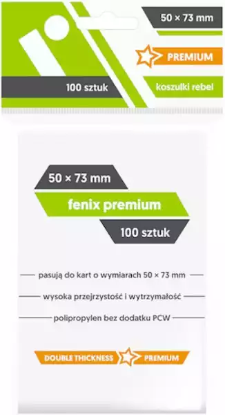 Rebel Koszulki 50X73Mm Fenix Premium 100 Sztuk