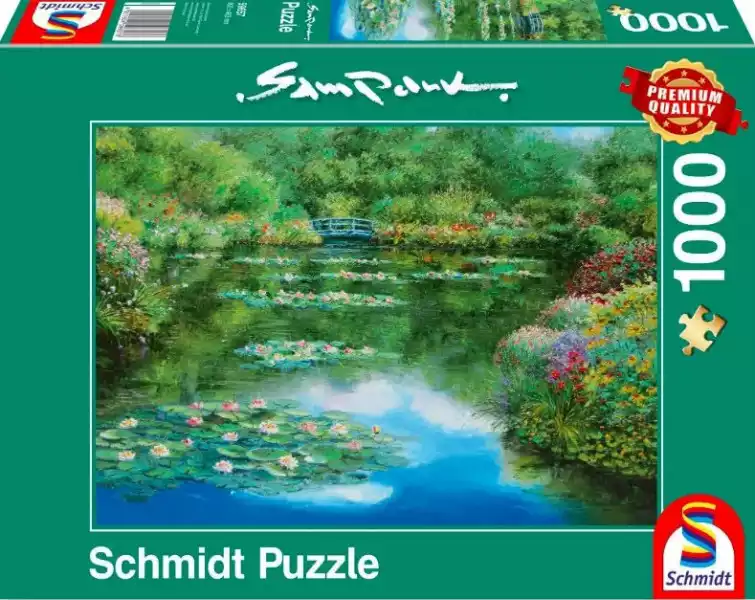 Schmidt Puzzle Premium Quality 1000 Elementów Sam Park Lilie Wodne