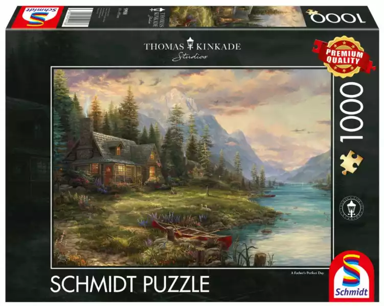 Schmidt Puzzle Premium Quality 1000 Elementów Thomas Kinkade Wyjazd W Męskim Gronie