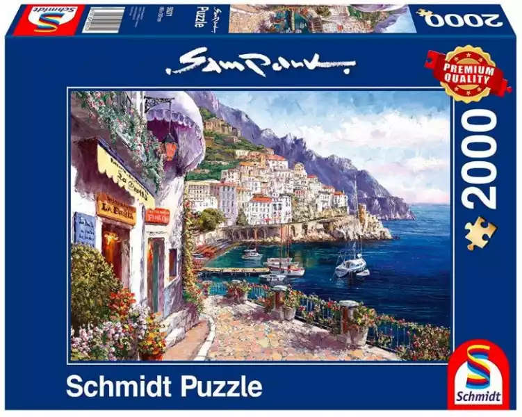 Schmidt Puzzle Premium Quality 2000 Elementów Sam Park Popołudnie W Amalfi