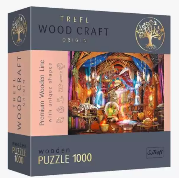 Trefl Puzzle Drewniane 1000 Elementów Czarodziejska Komnata