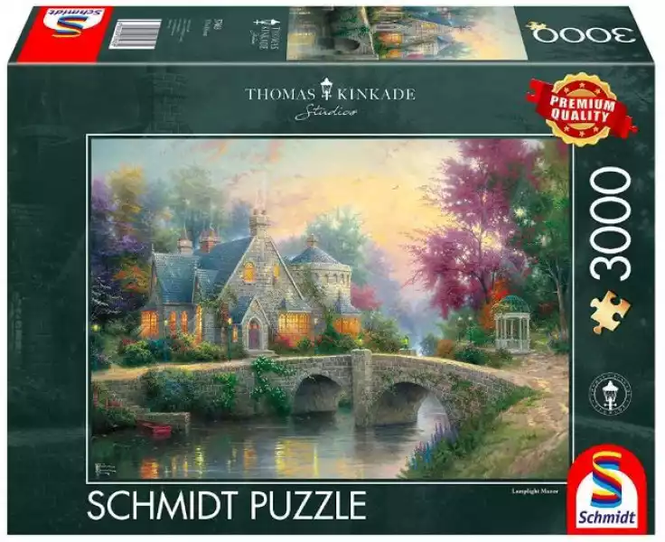 Schmidt Puzzle Premium Quality 3000 Elementów Thomas Kinkade Wieczorną Porą