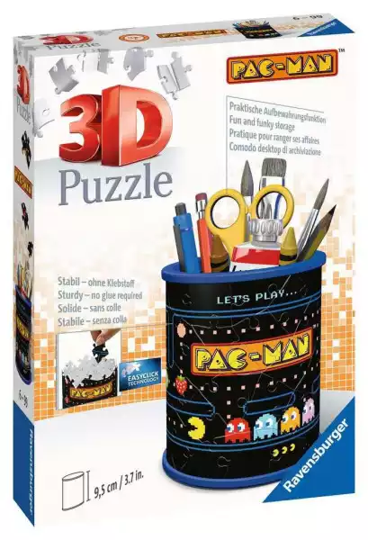 Ravensburger Polska Puzzle 3D Przybornik Packman 54 Elementy