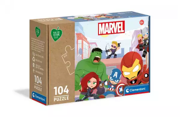 Clementoni Puzzle Avengers Play For Future 104 Elementy