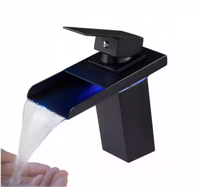Wodospad Bateria Umywalkowa Led 3 Color