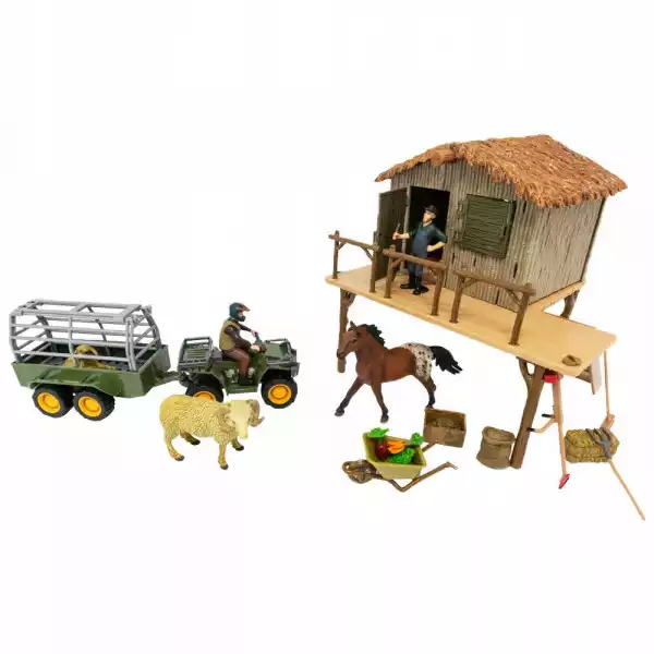 Realistyczny Duży Zestaw Farma Figurki Zwierząt