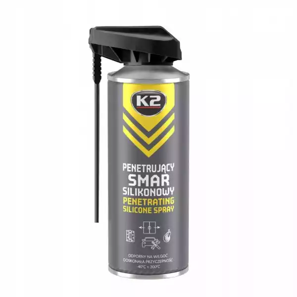 K2 Bezbarwny Smar Silikonowy Spray 400Ml