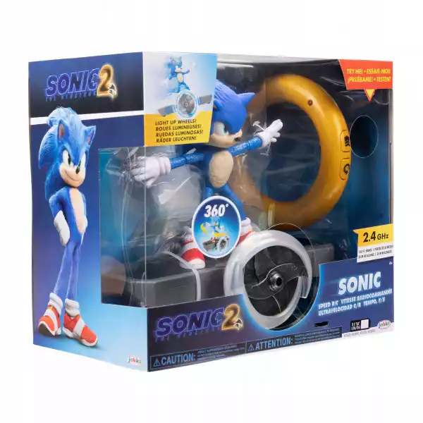 Sonic 2 Speed R/c Zdalnie Sterowany Pojazd+Figurka