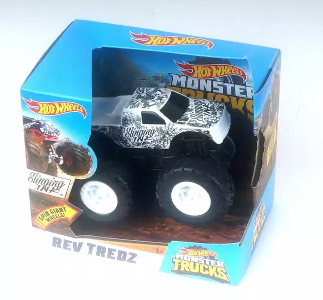 Hot Wheels Monster Truck Rev Tredz Slinging Mnk