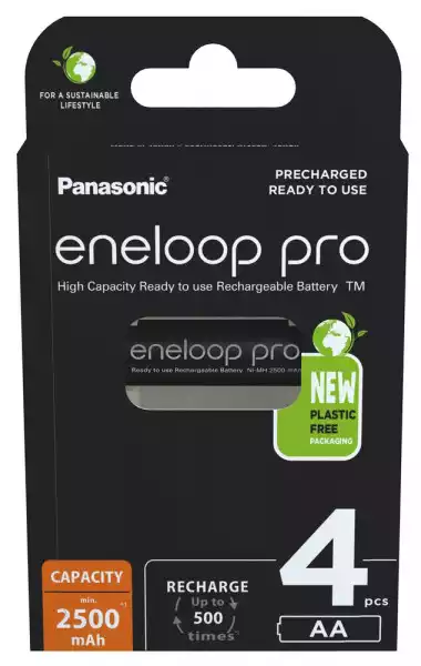 4X Akumulatorki Panasonic Eneloop Pro R6/aa 4Bl