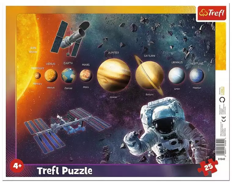 Puzzle Trefl 25 Ramkowe Układ Słoneczny