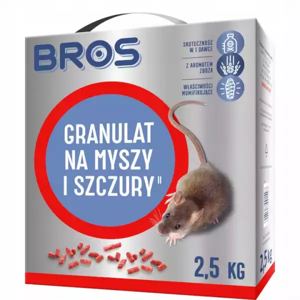 Trutka Granulat Na Myszy I Szczury Bros 140G