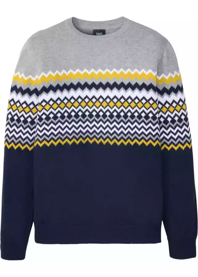 Sweter W Norweski Wzór