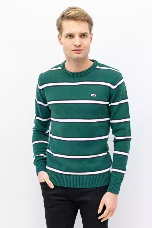 
Sweter Męski Tommy Jeans Dm0Dm07001 Zielony
