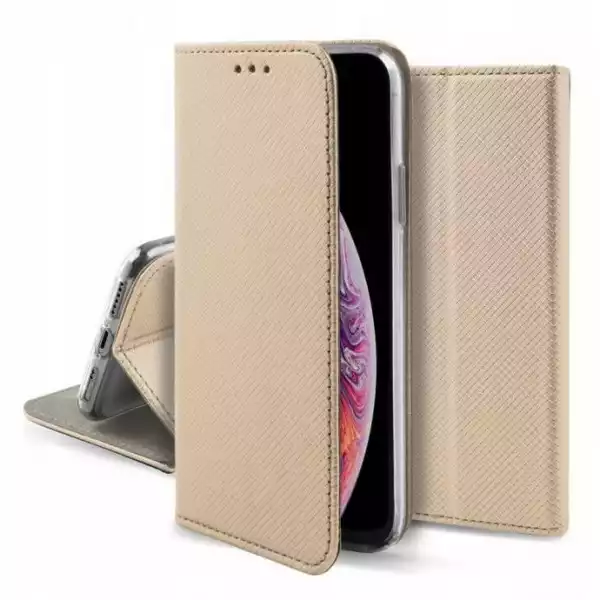 Etui Z Klapką Magnet Book Do Samsung J6+ Plus Gold
