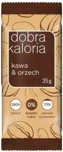 Baton Owocowy Kawa I Orzech 35G Dobra Kaloria
