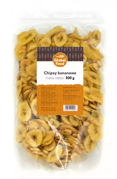 Chipsy Bananowe 0,5Kg Banany Suszone 500G