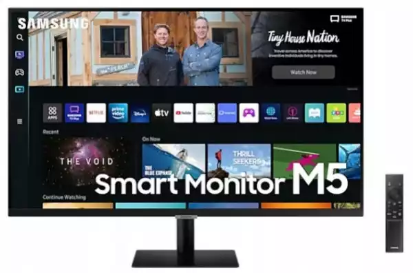 Monitor 27' Samsung M5 Fhd 60Hz Hdr Wifi Smart Tv