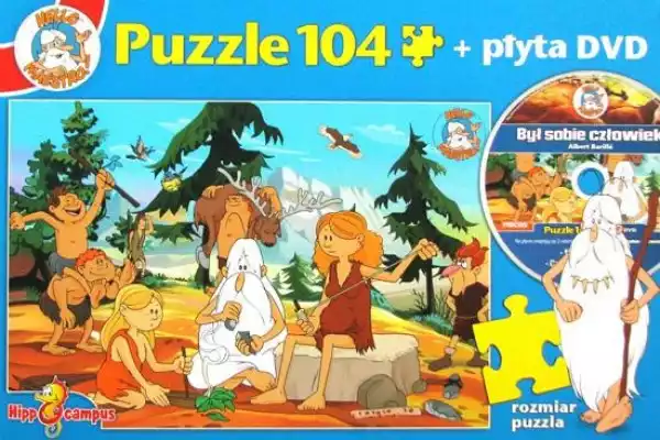 Puzzle 104 Było Sobie Życie Prehistoria +Dvd