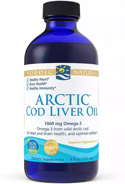 Nordic Naturals Arctic Cod Liver Oil 1060Mg 237Ml