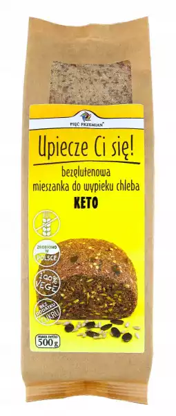 Mieszanka Do Wypieku Chleba Keto Bezglutenowa 500G