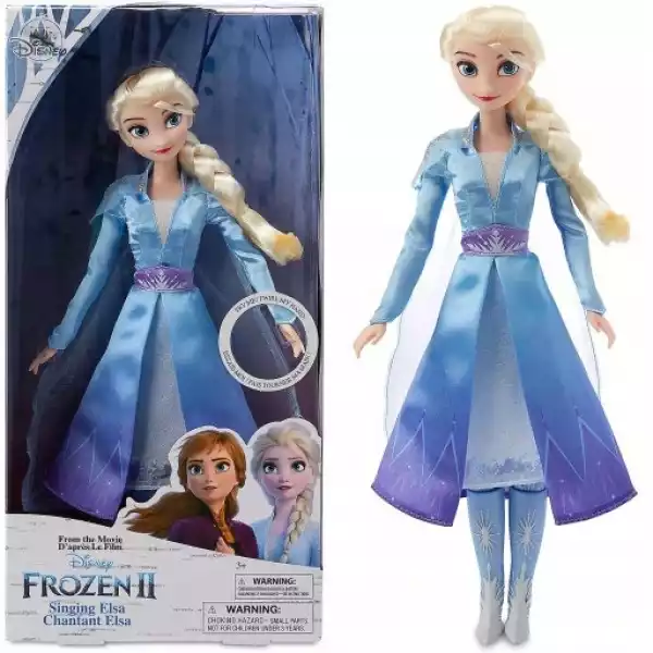 Śpiewająca Lalka Elsa Kraina Lodu Frozen 2 Disney