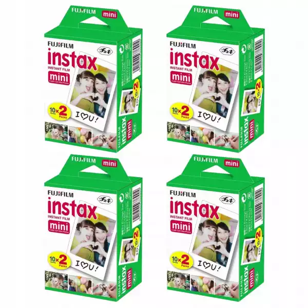 Wkład Instax Mini 9 11 Fujifilm Glossy 4X20 Zdjęć