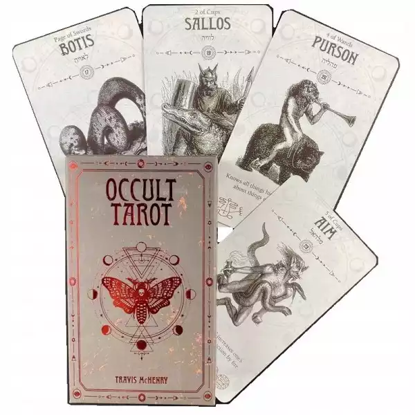 Karty Do Gry Tarot Occult Tarot 78 Kart Lux