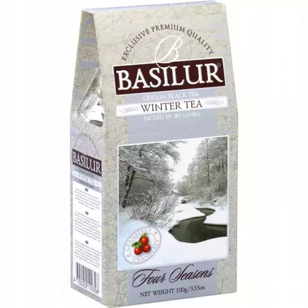 Herbata Czarna Z Żurawiną Basilur Winter Liść 100G