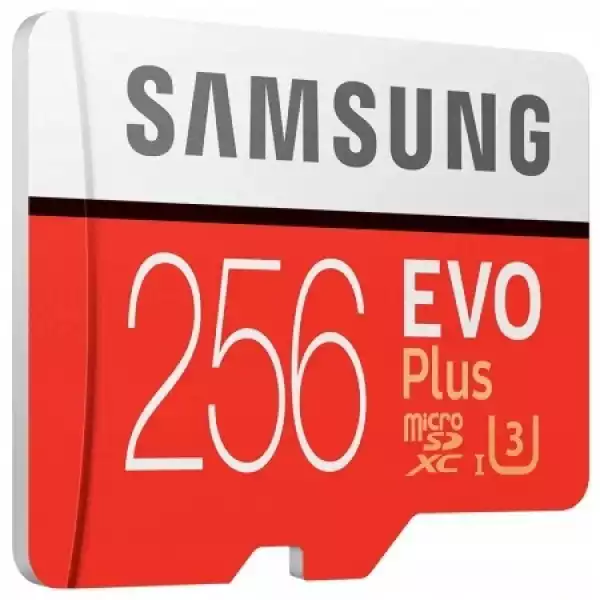 256Gb Samsung Karta Pamięci Evo+ Micro Sd