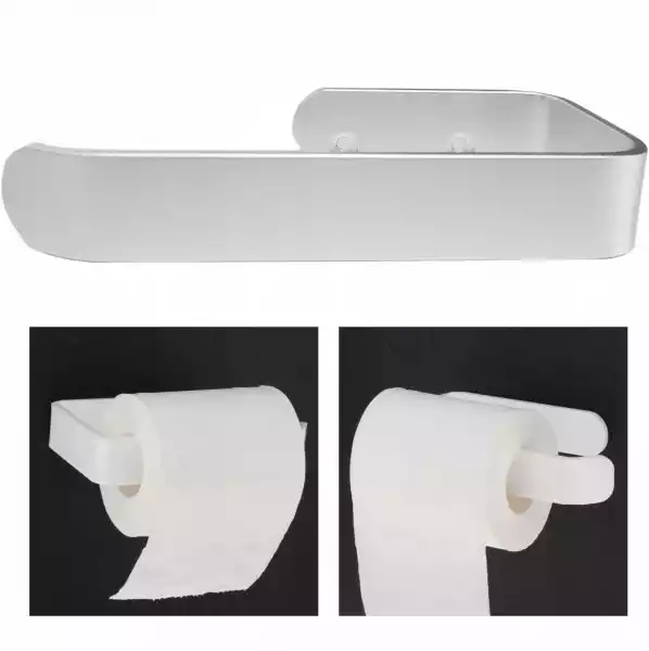 Wieszak Uchwyt Na Papier Toaletowy Srebrny Loft