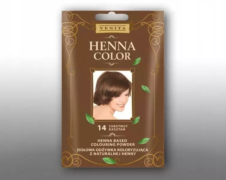 Venita Henna Color Odżywka Koloryzująca 14 Kasztan
