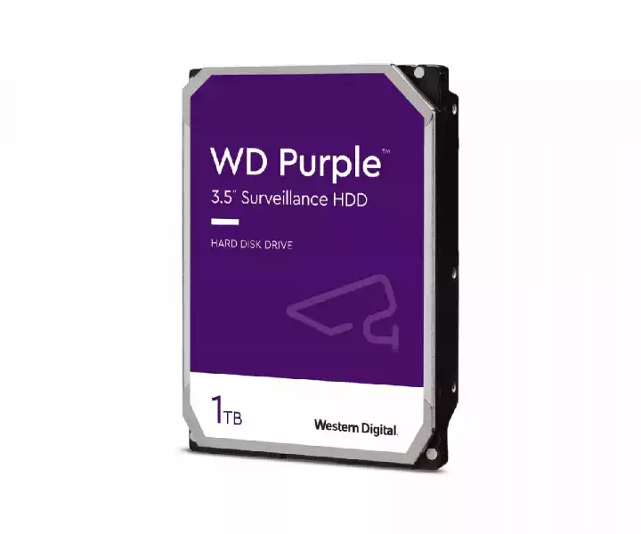 Dysk Twardy Do Monitoringu Wd Purple 1Tb Hdd 3,5'