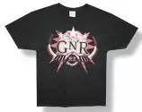 inna Guns N Roses Globe Black T-Shirt